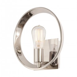 Theater Row 1 Light Wall Light - Imperial Silver