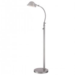 Thompson LED Floor Lamp in Brushed Nickel