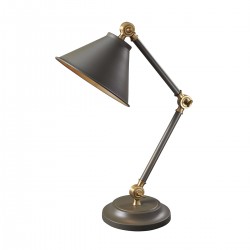 Provence Element 1 Light Mini Table Lamp - Dark Grey/Aged...